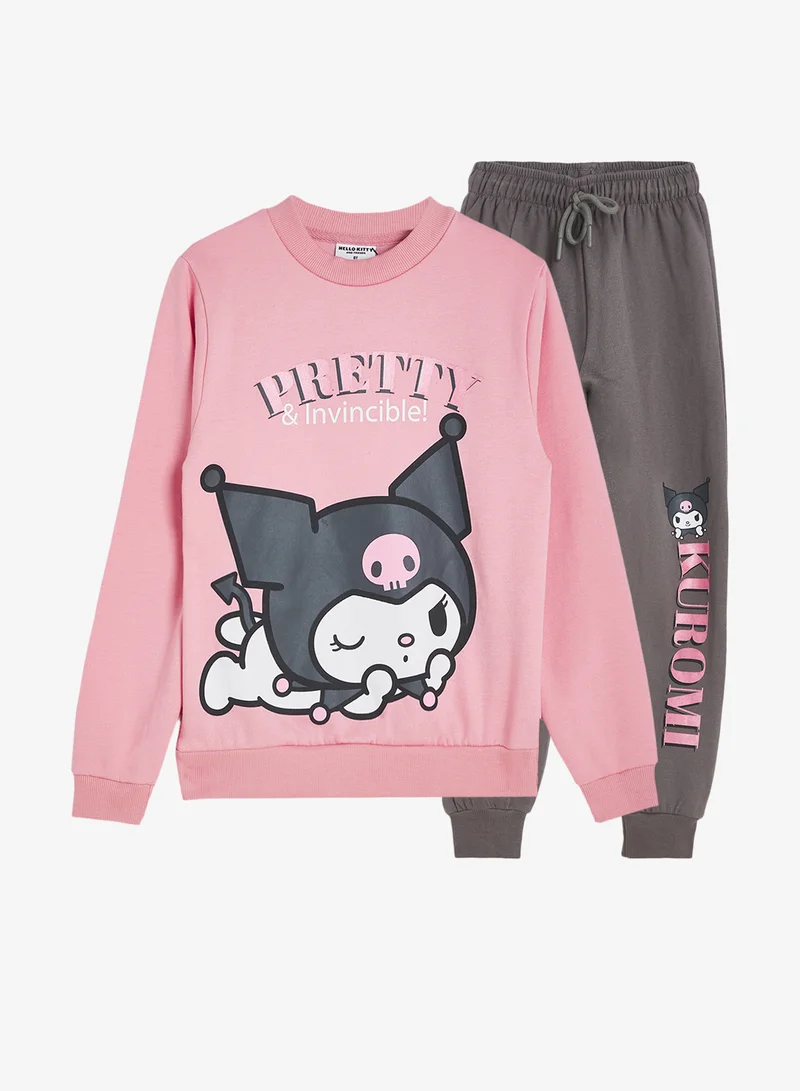 سانريو سويتشيرت وبنطال رياضي أطفال بريتي